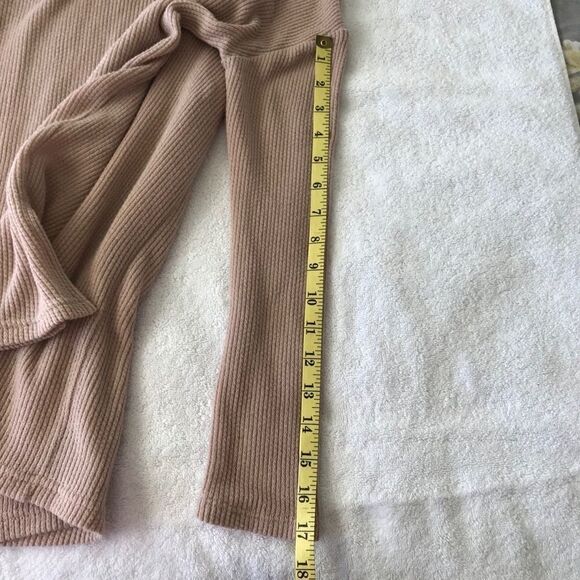 Urban Outfitters by Anthro Thermal Knit Top Rose Gold-Extra Small - Picture 6 of 9